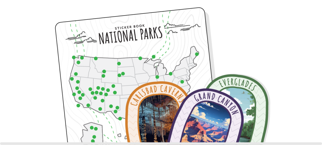 National Park Sticker Books by Rivet Supply Co